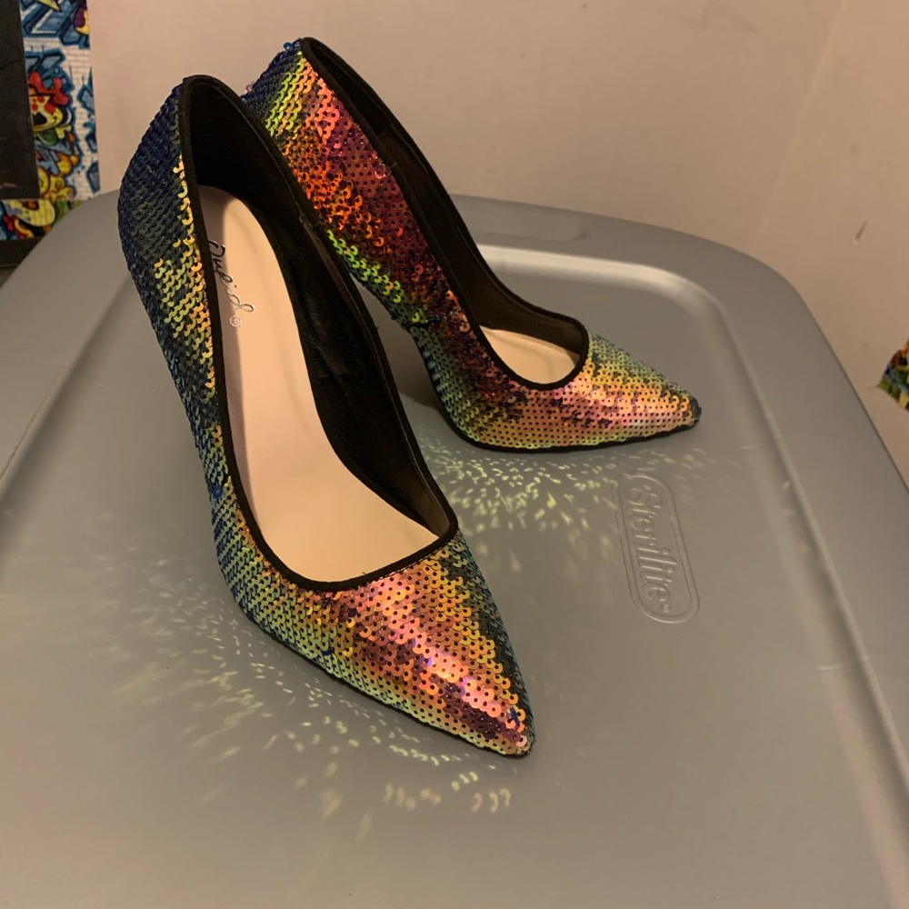 Sequined Pumps - Picture 2 of 2